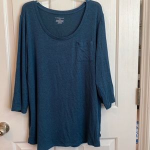 Lane Bryant Hacci top with 3/4” sleeves 18/20